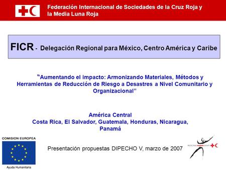 FICR - Delegación Regional para México, Centro América y Caribe