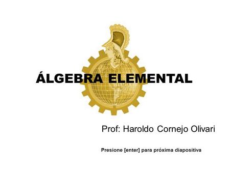 Prof: Haroldo Cornejo Olivari