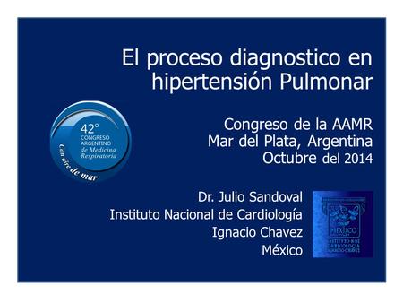 El proceso diagnostico en hipertensión Pulmonar