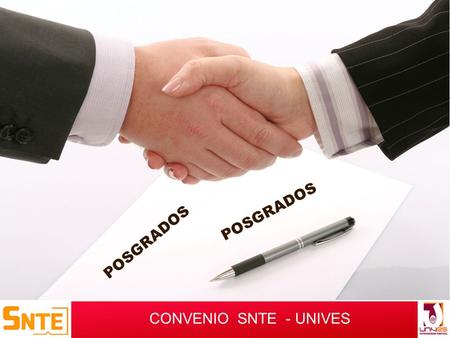 CONVENIO SNTE - UNIVES POSGRADOS. La Universidad Virtual de Estudios Superiores (UNIVES) es una institución mexicana con más de 19 años de experiencia.