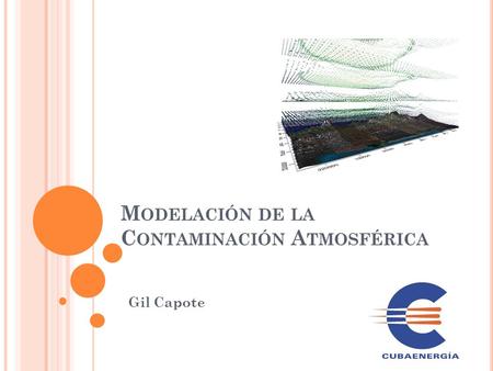 Modelación de la Contaminación Atmosférica