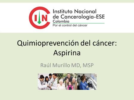 Quimioprevención del cáncer: Aspirina
