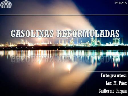 GASOLINAS REFORMULADAS