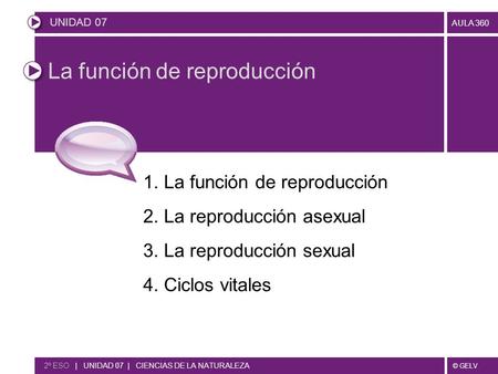 La función de reproducción