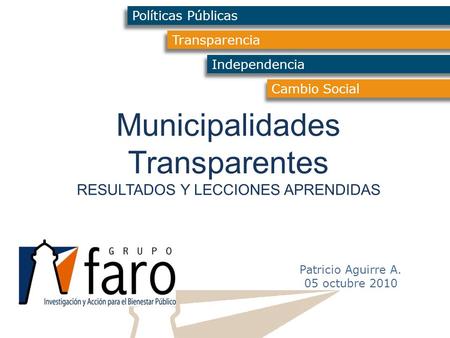 Municipalidades Transparentes