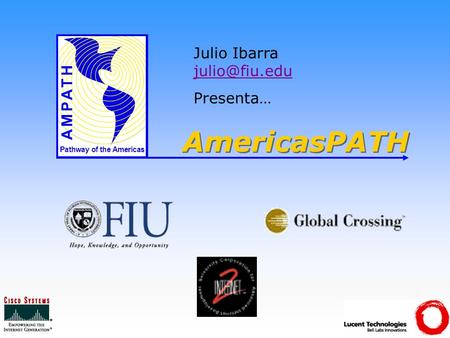 AmericasPATH Pathway of the Americas Julio Ibarra  Presenta…