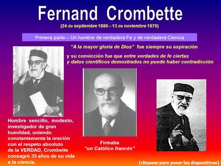 Fernand  Crombette (24 de septiembre 1880 – 13 de noviembre 1970)