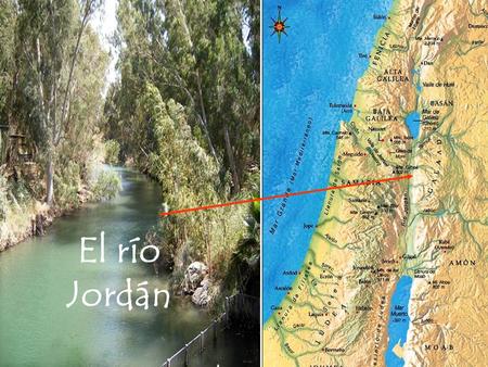 El río Jordán.
