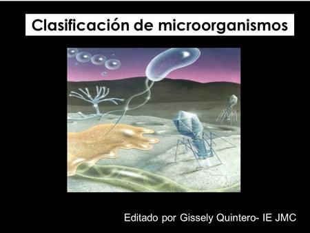 Clasificación de microorganismos