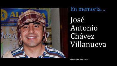 José Antonio Chávez Villanueva