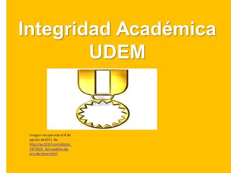 Integridad Académica UDEM