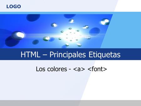 HTML – Principales Etiquetas