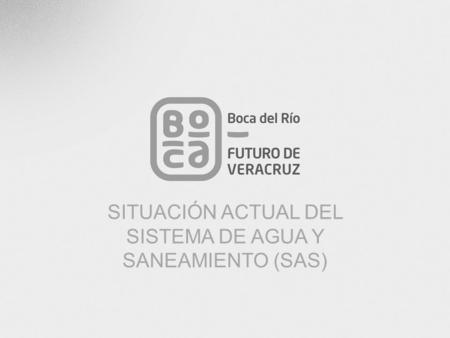 SITUACIÓN ACTUAL DEL SISTEMA DE AGUA Y SANEAMIENTO (SAS)