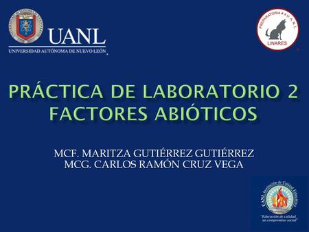 Práctica de laboratorio 2 Factores abióticos