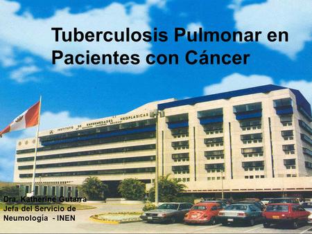 Tuberculosis Pulmonar en Pacientes con Cáncer