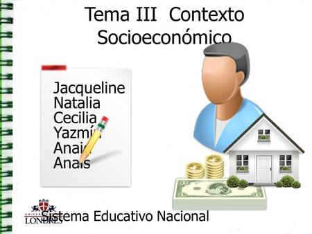 Tema III Contexto Socioeconómico