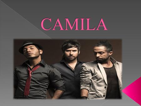 LLa banda se formó en el 2005, en el Distrito Federal. Camila nace con el propósito de llevar su mensaje de amor a todo tipo de público, sin limitarse.