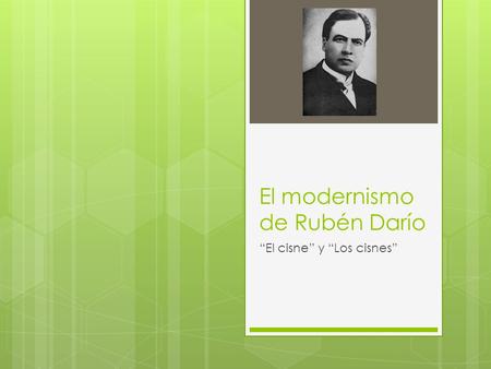 El modernismo de Rubén Darío