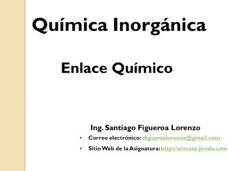Ing. Santiago Figueroa Lorenzo