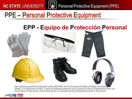 PPE – Personal Protective Equipment