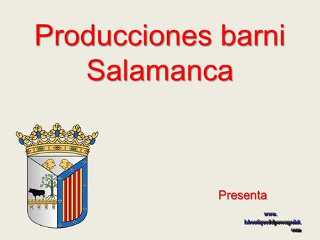 Producciones barni Salamanca Presenta Cascada s cataratas.
