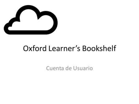 Oxford Learner’s Bookshelf