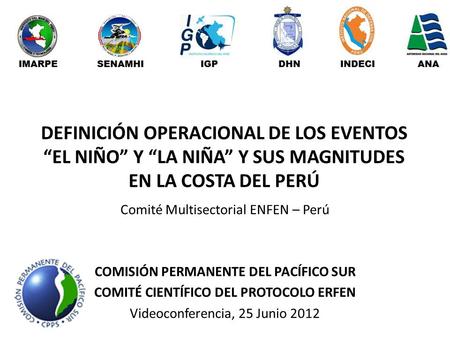 Comité Multisectorial ENFEN – Perú