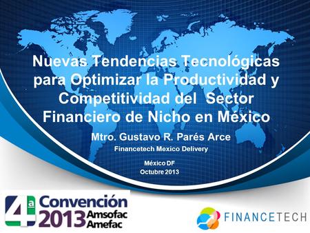 Mtro. Gustavo R. Parés Arce Financetech Mexico Delivery