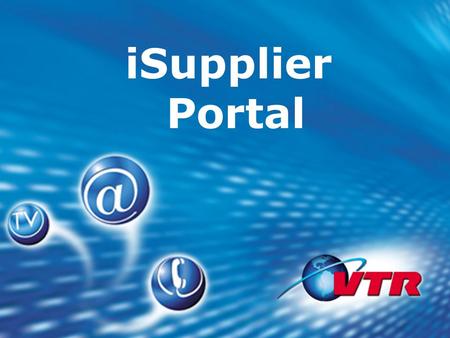 ISupplier Portal.
