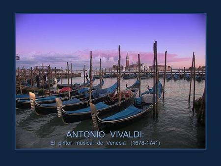 El pintor musical de Venecia ( )