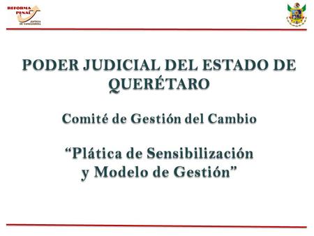 PODER JUDICIAL DEL ESTADO DE QUERÉTARO