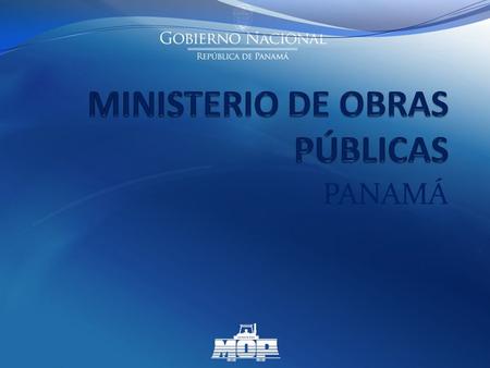 MINISTERIO DE OBRAS PÚBLICAS