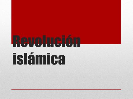 Revolución islámica. Antecedentes En 1953, el primer ministro Mohammad Mosaddeq fue expulsado del poder al intentar nacionalizar los recursos petrolíferos,