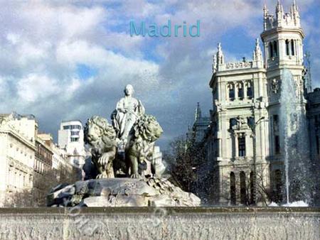 Madrid es una Comunidad Autónoma y la capital de España. La comunidad de Madrid es una provincia. Madrid alberga las sedes del gobierno, Cortés generales,Ministerios,Instituciones.
