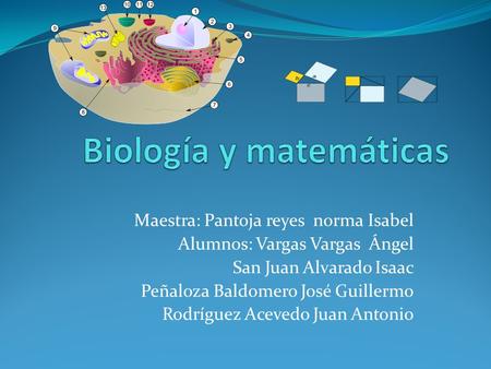 Biología y matemáticas
