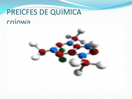 PREICFES DE QUIMICA cojowa