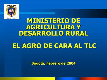 ministerio de agricultura y desarrollo rural ministerio