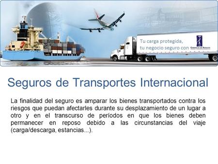 Seguros de Transportes Internacional