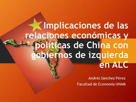 Andrés Sánchez Pérez Facultad de Economía UNAM