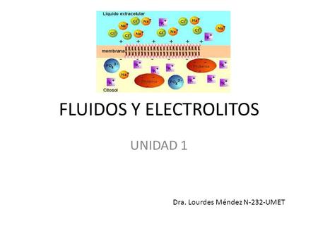 FLUIDOS Y ELECTROLITOS