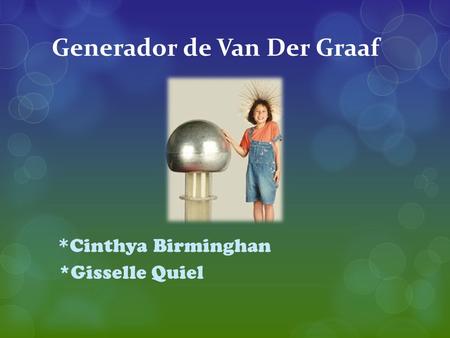Generador de Van Der Graaf