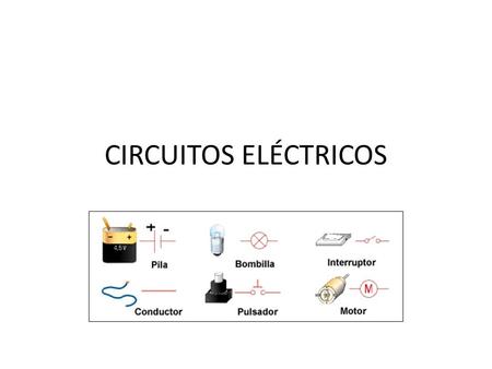 CIRCUITOS ELÉCTRICOS.