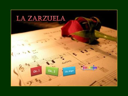 La zarzuela es una forma de música teatral o género musical escénico surgido en España con partes instrumentales, partes vocales (solos, dúos, coros...)