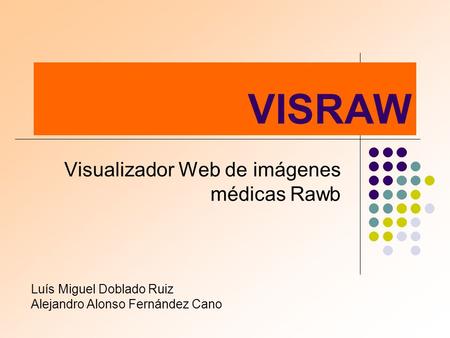 Visualizador Web de imágenes médicas Rawb