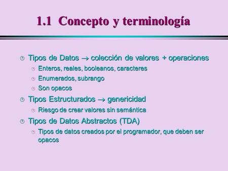 1.1 Concepto y terminología