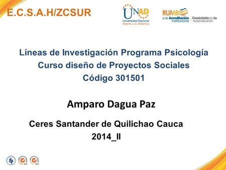 Amparo Dagua Paz E.C.S.A.H/ZCSUR