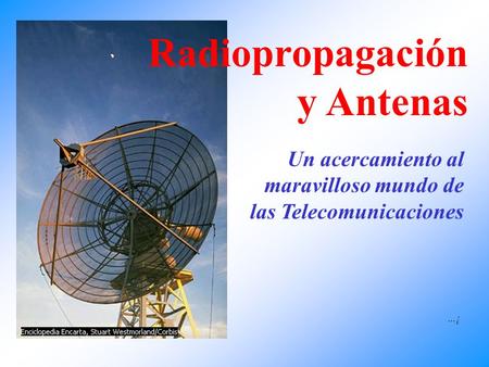 Radiopropagación y Antenas