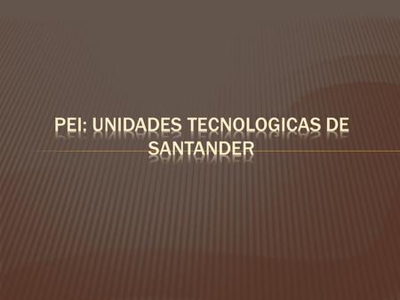  VISION: Las Unidades Tecnológicas de Santander, como establecimiento público del orden departamental, aspiran a ser reconocidas en la próxima década.