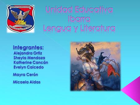 Unidad Educativa Ibarra Lengua y Literatura