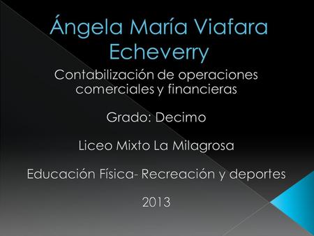 Ángela María Viafara Echeverry